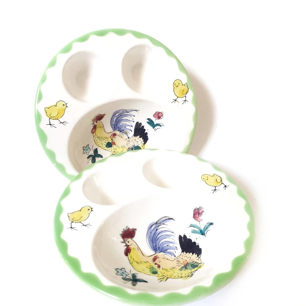 Vintage | Double Soft-Boiled Egg Cup / Bowls